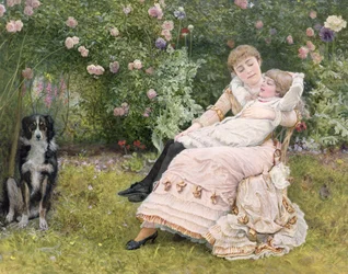 Eine Pause im Garten, 1900
